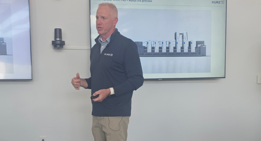 Kurz's Scott Tacosik details the benefits of cold foiling and hot stamping.